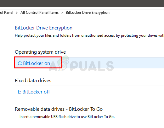 Как включить или отключить BitLocker для системного диска в Windows 10