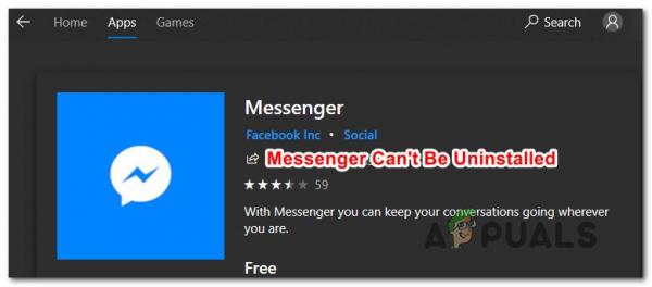 Как удалить Facebook Messenger в Windows 10